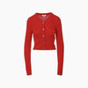 Ganni Merino Wool Butterfly Button Cardigan 159120373 [P]