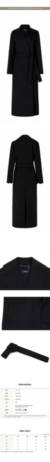MaxMara 26FW Black Wool Coat 2629016073 013 161226769 [P]