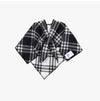 Burberry Checked Wool Scarf Cape 161227701 [P]