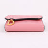 Dior Pink Flap Wallet with Gold Hardware 161229138 [P]