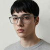 MONCLER Brille ML5095 020 Herren Damen große Größe dünner Hornrand 150980064 [P]