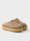 PRADA Suede Mules Slipper / Beige (1S715N F ZG50 JFT F0F24) 161232472 [P]