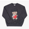 Ganni Isoli Bear Logo Rhinestone Women's Sweatshirt 151643368 [P]