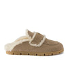 PRADA 26FW Wildleder Shearling Mules 161232830 [P]