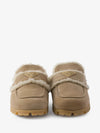 PRADA 26FW Wildleder Shearling Mules 161232830 [P]
