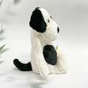 JELLYCAT BASHFUL RUFFERTY PUPPY MEDIUM Schwarze und creamy Plüschfigur (BAS3BCPN) 161233090 [P]