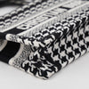 DIOR Houndstooth Small Book Tote Tasche Schwarz Weiß 158542256 [P]