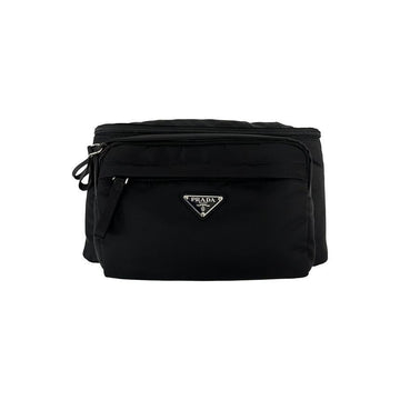 Prada Triangle Logo Nylon Belt Bag Black 2VL005 2CMO F0002 159537303 [P]