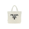 PRADA スモールクロッシェトートバッグ ホワイト 1BG422 2A2T F0009 159537297 [P]