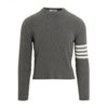 Thom Browne 4 Bar Stripe Baby Cable Rib Cotton Knit 161284230 [P]