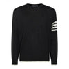 THOM BROWNE 4-Streifen Rundhals Pullover aus Wolle 161284965 [P]