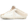 Golden Goose Superstar Shearling Lining Glitter Star Sneakers Mule 161285110 [P]