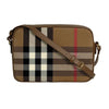 Burberry Check Camera Bag Crossbody Brown 141364831 [P]