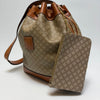 Celine Macadam Drawstring Shoulder Bag Beige (Grade A, Includes Pouch) 608-52 161285164 [P]
