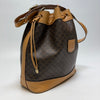 Celine Macadam Drawstring Bucket Bag Brown 608-63 161285254 [P]