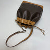 Celine Macadam Drawstring Bucket Bag Brown 608-63 161285254 [P]