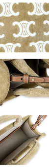 CELINE Damen Tyse Trionf Kleine Umhängetasche (Beige/Braun) 199162FV3 02ET 131429308 [P]