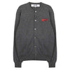 Comme Des Garcons Double Heart Patch Cardigan 150941953 [P]
