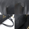 Prada Black Vitello Daino Lettering Logo 2WAY 1BA157 161286184 [P]