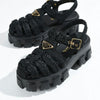 PRADA Monolith Häkelkäfig Sandalen 156100711 [P]