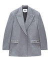 MSGM Structured Wool Jacket 151062397 [P]