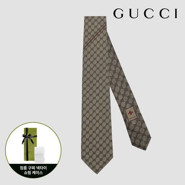 Gucci Jacquard Tie GG Pattern Beige 127476292 [P]