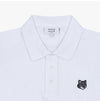 MAISON KITSUNE Polo mit kurzem Arm in Grau mit Fox-Kopfabzeichen für Herren 155629128 [P]