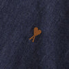 AMI Blue Denim Cotton Shirt 153363552 [P]