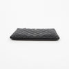 CHANEL Classic New Medium Lambskin Clutch Black Silver Hardware 160278138 [P]
