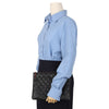 CHANEL Classic New Medium Lambskin Clutch Black Silver Hardware 160278138 [P]