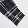Burberry Checked Cotton Poplin Shirt Navy 160751631 [P]