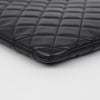 CHANEL Classic Large Lambskin Black Clutch with Silver Hardware 160922735 [P]