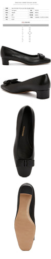 SALVATORE FERRAGAMO アイコニック ボウ プンプスヒール ブラック 0785559 151630909 [P]