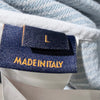 Louis Vuitton Stripe Monogram Workwear Denim Shirt Jacket Indigo 161305170 [P]