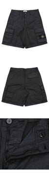 STONE ISLAND Cargo-Shorts mit Patch für Herren (Schwarz) L1S15 L100001 S0069 V0029 152867022 [P]