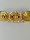 Dior Gold Stone CD Hairpin Hair Accessory 3VDIA24282 129183791 [P]