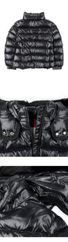 Moncler Kids BADYF Fur Hooded Padding Jacket 161312277 [P]