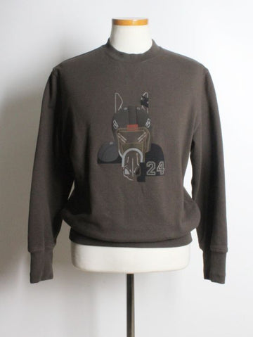 Hermes Graphic Sweatshirt Charcoal M(100) 161314841 [P]