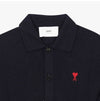 AMI Cardigan Small Heart Logo Polo 138274400 [P]