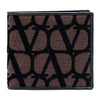 Valentino Leather Detail Two-Al Iconography Wallet 56711790 [P]
