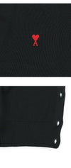 AMI Men's Small Heart Logo V-Neck Wool Cardigan 155990887 [P]
