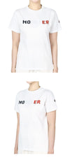 MONCLER Kinder Pixel Lettering Logo T-Shirt (Ivory) 8C00004 89AFV 034 12,14A 130820751 [P]