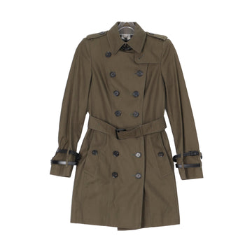 Burberry Khaki Trench Cotton Half Jacket 3886931 161013861 [P]
