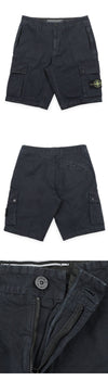 Stone Island Men's Cargo Shorts with Patch (Navy) L1S15 L100019 S00WA V0120 151803051 [P]