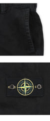 Stone Island Men's Cotton Cargo Pocket Shorts (Black) L1S15 L100014 S0184 V0129 152746809 [P]