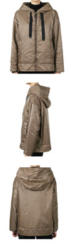 MaxMara Dahlia Hooded Padded Jacket (Brown) 2529486104600 058 142961444 [P]