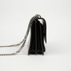 Saint Laurent Sunset Medium Smooth Leather Chain Crossbody Bag Black Silver 160792099 [P]