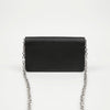 Maison Margiela Post-Stitch Grain Embossed Leather Chain Shoulder Bag Black 161013117 [P]