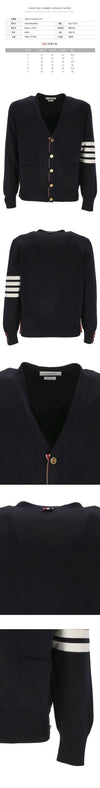 Thom Browne Diagonal Armband Milano Stitch Cardigan Navy 25SS 00219 415 126232566 [P]