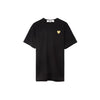 Comme Des Garcons Gold Heart Patch T-Shirt Black 161372757 [P]